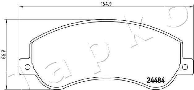 Brake Pad Set, disc brake 500940 - image 2