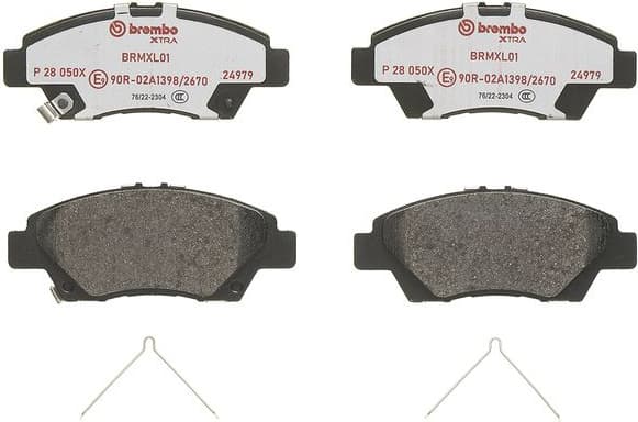 Brake Pad Set, disc brake XTRA LINE P28050X - image 4