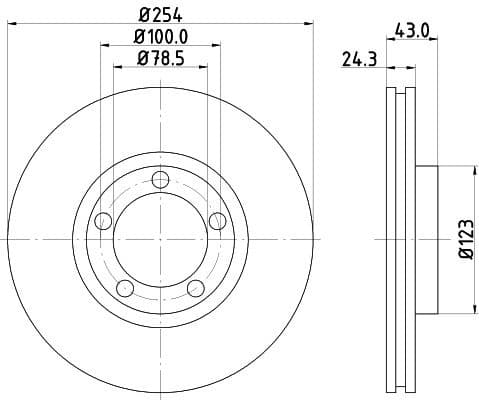 Brake Disc 8DD 355 105-631 - image 4