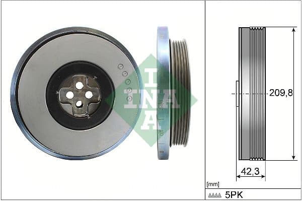 Belt Pulley, crankshaft 544060610