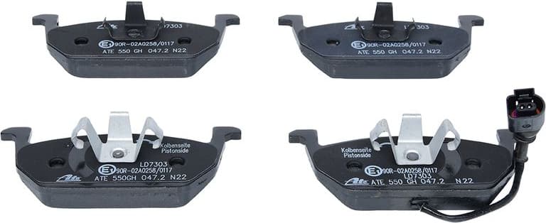Brake Pad Set, disc brake ATE Ceramic 13.0470-7303.2 - image 3
