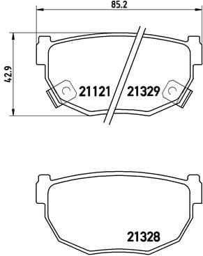 Brake Pad Set, disc brake PRIME LINE P56010 - image 3