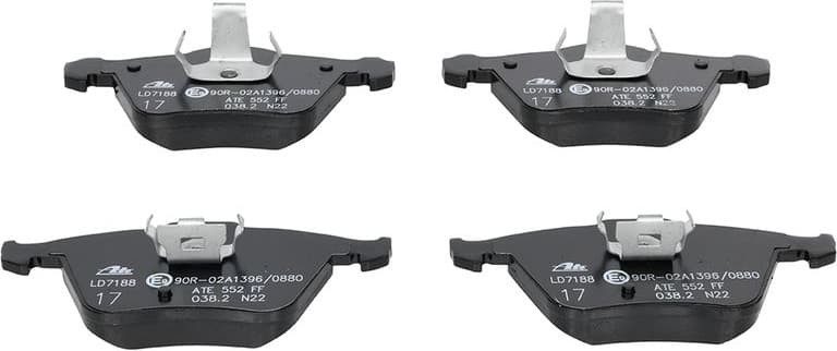 Brake Pad Set, disc brake ATE Ceramic 13.0470-7188.2 - image 2