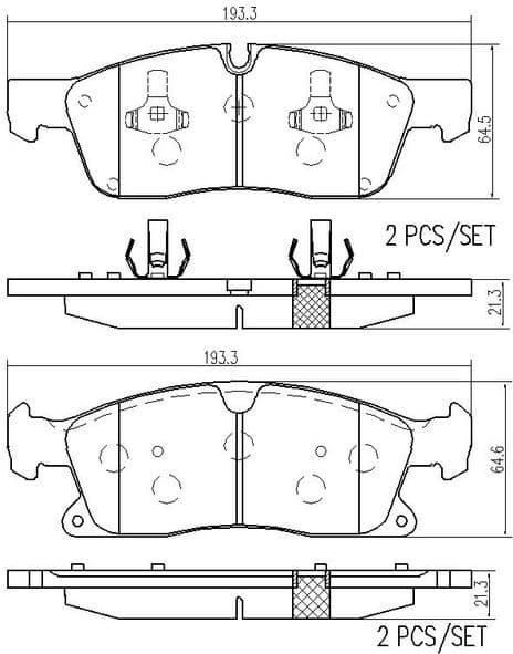 Brake Pad Set, disc brake XTRA LINE - Ceramic P 50 109NX