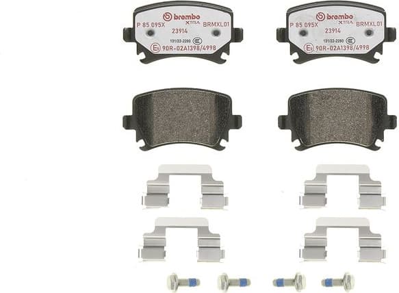 Brake Pad Set, disc brake XTRA LINE P85095X - image 4