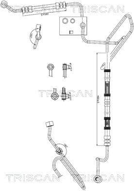 Hydraulic Hose, steering 8516 29045