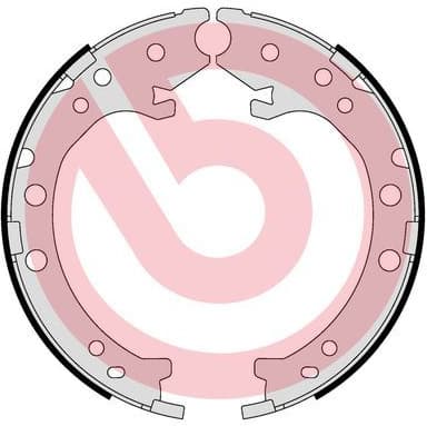 Brake shoes handbrake, Top Quality S28519 - image 3