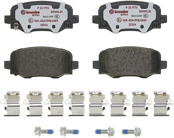Brake Pad Set, disc brake XTRA LINE P 23 177X - image 3