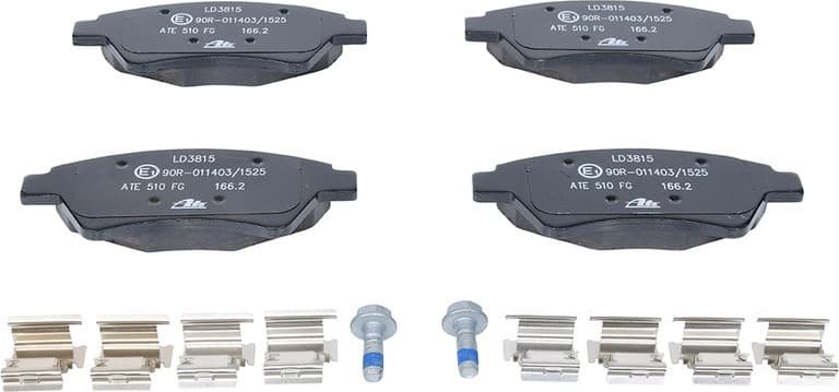 Brake Pad Set, disc brake ATE Ceramic 13.0470-3815.2 - image 4