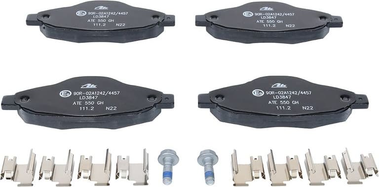 Brake Pad Set, disc brake ATE Ceramic 13.0470-3847.2 - image 3