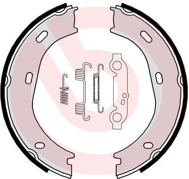 Brake Shoe Set, parking brake ESSENTIAL LINE S50501 - image 3