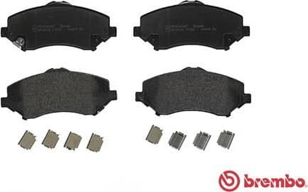 Brake pads front, Top Quality P11022 - image 4