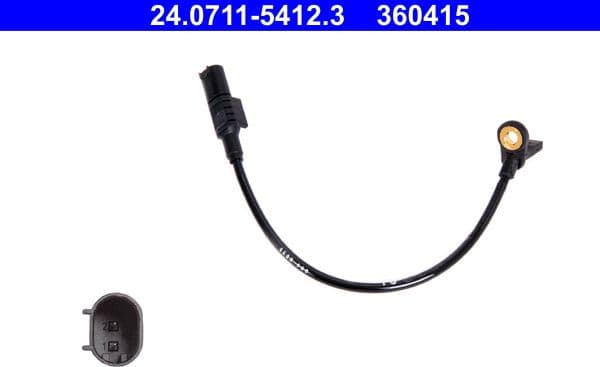 Sensor, wheel speed 24.0711-5412.3 - image 2