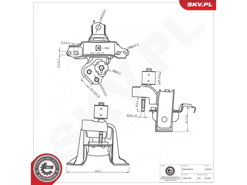 Mounting, engine 75SKV317 - image 6