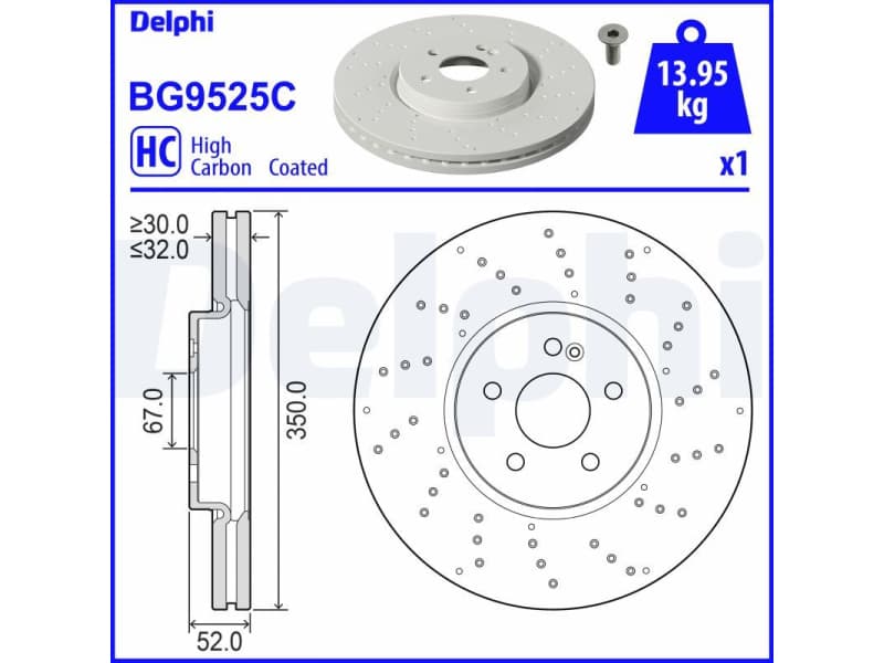 Brake Disc BG9525C