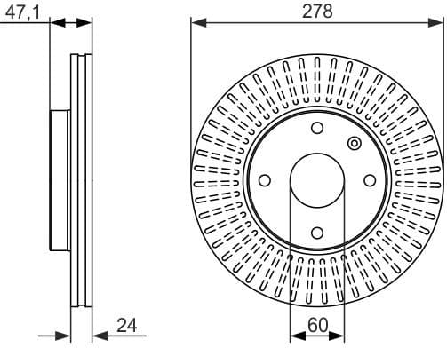 Brake Disc 0986479649 - image 3