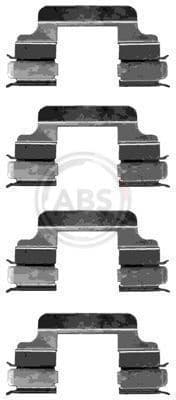 Accessory Kit, disc brake pad 1230Q