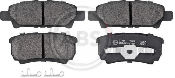 Brake Pad Set, disc brake 37384