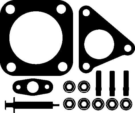 Turbocharger mounting kit 047.190