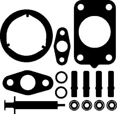Turbocharger mounting kit 196.420