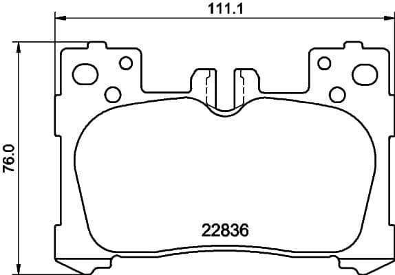 Brake Pad Set, disc brake 8DB 355 040-741