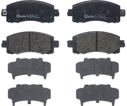 Brake pads front, Top Quality P78028 - image 3