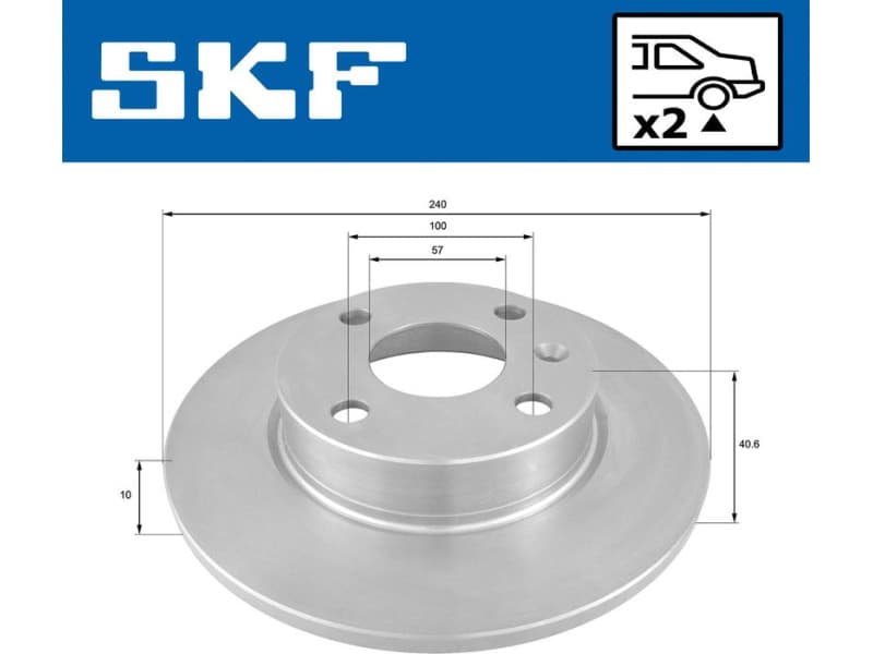 Brake Disc VKBD 90720 S2