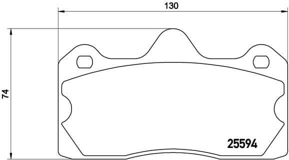 Brake Pad Set, disc brake PRIME LINE P 47 002