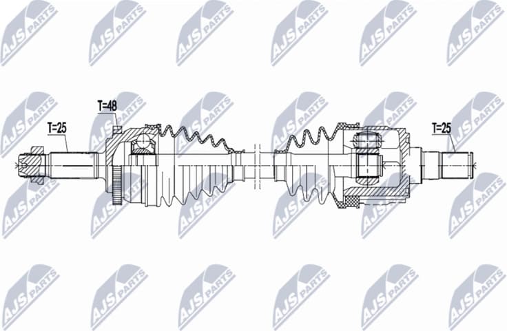 Drive Shaft NPW-HY-629