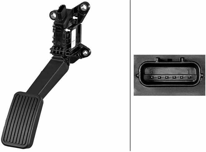 Sensor, accelerator pedal position 6PV 011 673-251