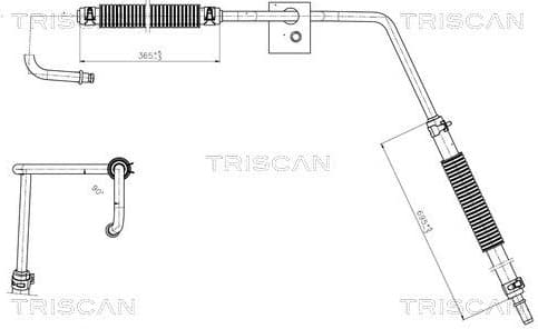 Hydraulic Hose, steering 8516 16035