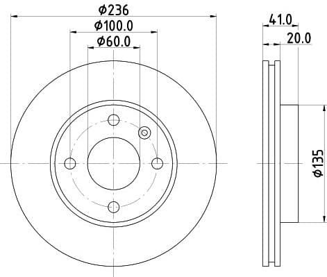 Brake Disc PRO 8DD 355 123-121 - image 3