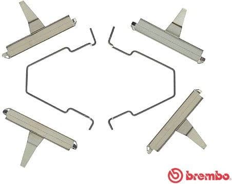 Accessory Kit, disc brake pad PRIME LINE A 02 243