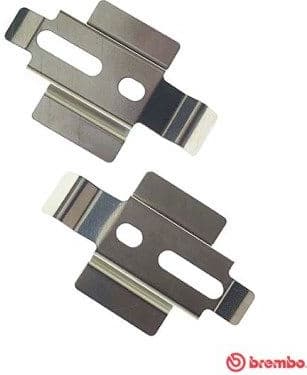 Accessory Kit, disc brake pad PRIME LINE A 02 250