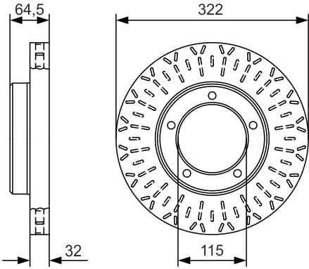 Brake Disc 0986479A64 - image 6