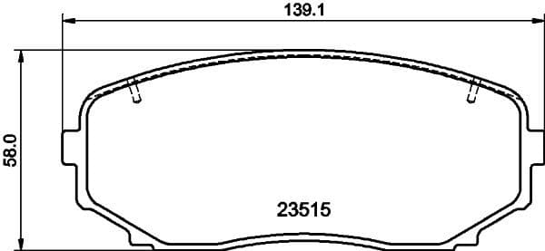 Brake Pad Set, disc brake 8DB 355 032-941 - image 3
