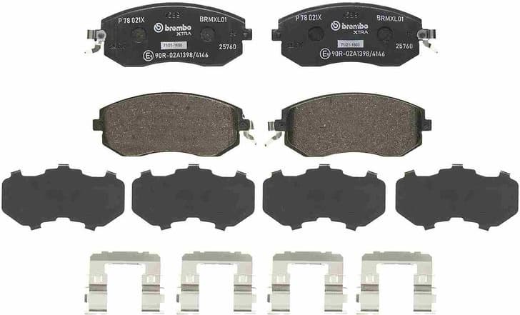 Brake Pad Set, disc brake XTRA LINE P78021X - image 4