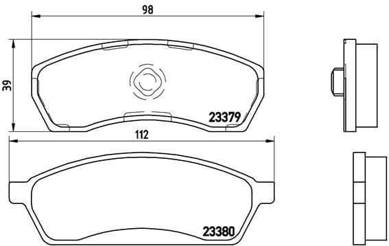 Brake Pad Set, disc brake PRIME LINE P 78 008