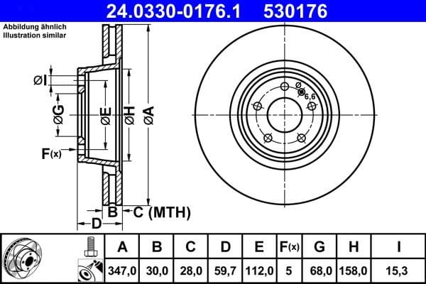 Brake Disc PowerDisc 24.0330-0176.1 - image 2