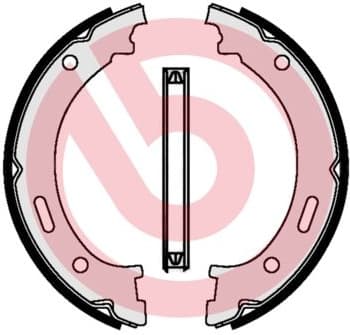 Brake shoes handbrake, Top Quality S37506 - image 3