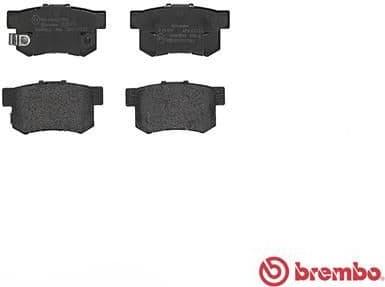 Brake pads rear, Top Quality P28039 - image 4