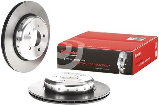 Brake disc, 1pcs REAR, Top Quality 09.C411.13 - image 4