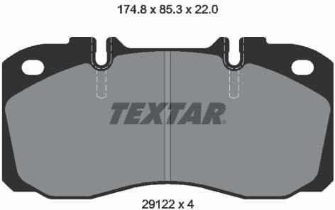 Brake Pad Set, disc brake 2912204