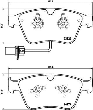 Brake Pad Set, disc brake PRIME LINE P05003 - image 3