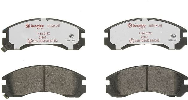 Brake Pad Set, disc brake XTRA LINE P54017X - image 3