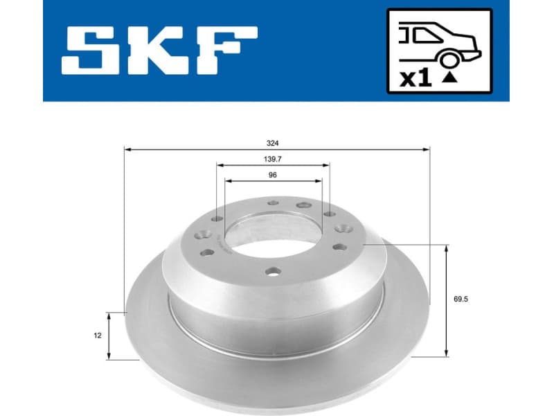 Brake Disc VKBD 90760 S1 - image 2