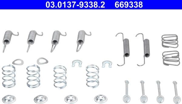 Accessory Kit, parking brake shoes 03.0137-9338.2 - image 3