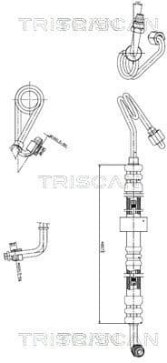 Hydraulic Hose, steering 8516 23007