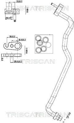 High/Low-pressure Line, air conditioning 9010 16018