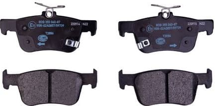 Brake Pad Set, disc brake 8DB 355 040-871
